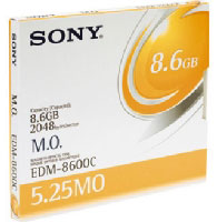 Sony 5.25? Magneto-Optical Disc of 8,627MB (EDM8600)